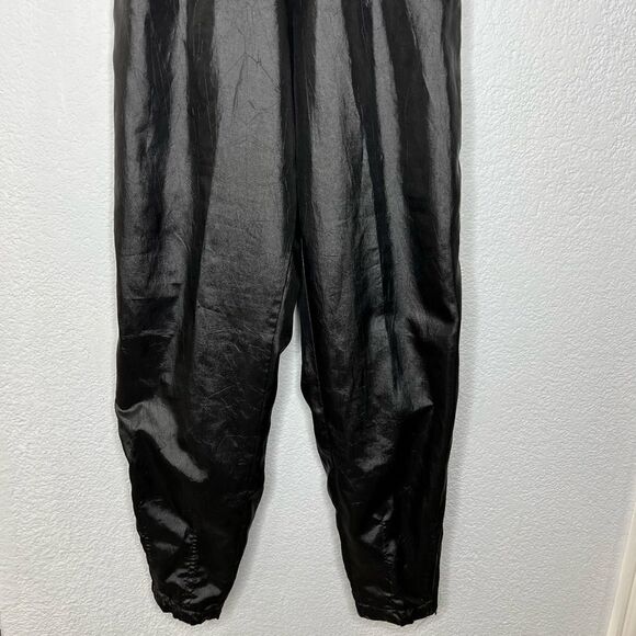 Nike Elite Pants Vtg 90s Sports Black Stretch Waist Shimmering Size Small - Picture 6 of 12